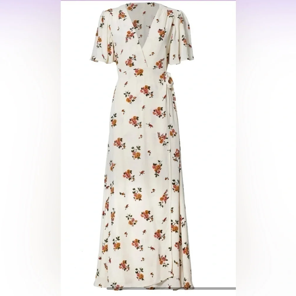 Kimono Dress in Creme, size large - Picture 2 of 7